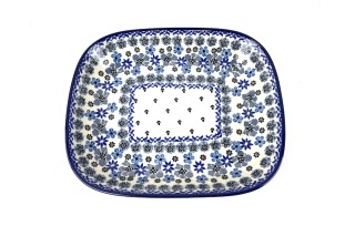 159 Bunzlau Rechthoekige schaal 1985X Rechthoekige schalen zonder oor